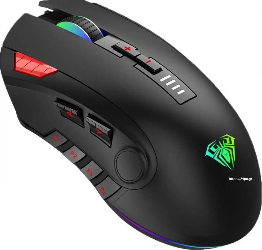 Ποντίκι υπολογιστή Gaming Aula H512 - Ενσύρματο - RGB - Μαύρο - Καινούργιο