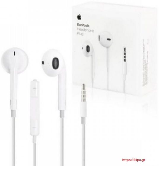 Ακουστικά Apple Οriginal EarPods MNHF2ZM/A - 3.5 mm Headphone plug - Καινούργια
