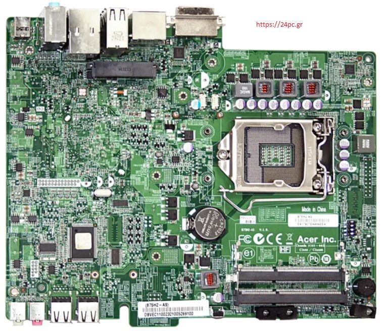 Μητρική πλακέτα S1155 ACER  AVSN  DDR3 SATA B75H2-AS refurbished