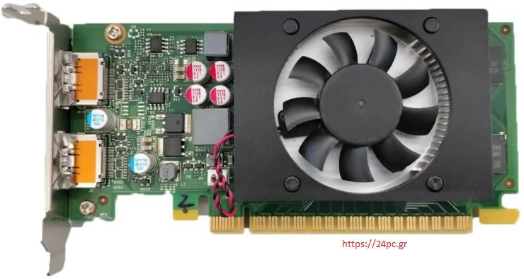 Κάρτα γραφικών VGA 2GB GENUINE LENOVO GT730 DDR3 DUAL DIPLAY PORT PCI-X LP Refurbished