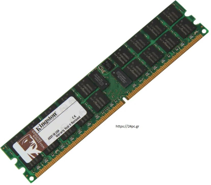 Μνήμη Ram 4GB KINGSTON PC2-6400F DDR2-800 2Rx4 CL5 ECC FBDIMM- Refurbished