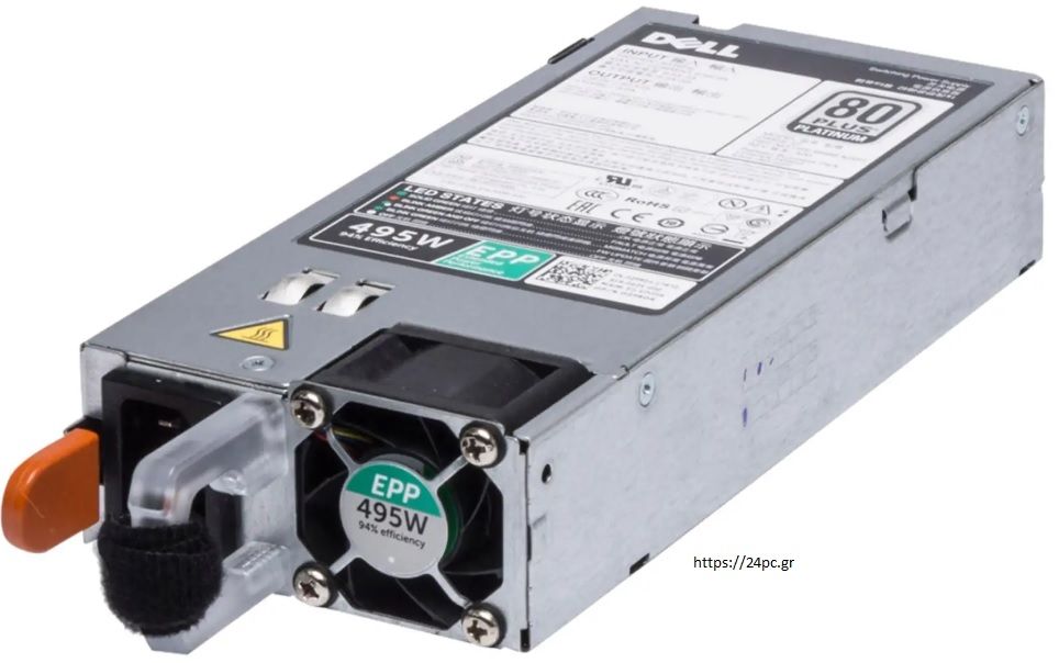 Τροφοδοτικό POWER SUPPLY SRV DELL R530 R630 R730/XD R830 T430 T630 495W -Refurbished
