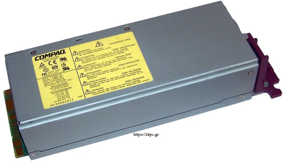 Τροφοδοτικό POWER SUPPLY SRV HP PROLIANT 1850/1200/1600/ML370 225W -Refurbished