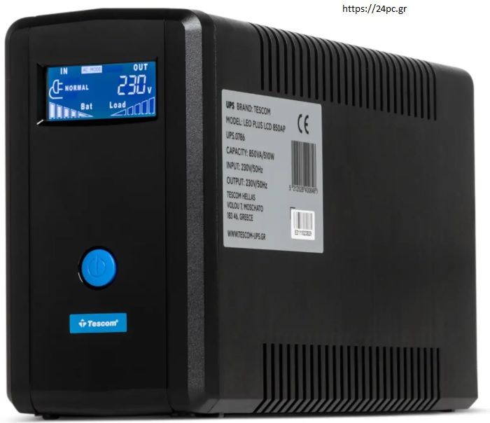 UPS 1500VA TESCOM LEO PLUS LCD 1500AP WITH USB P TOWER Καινούργιο