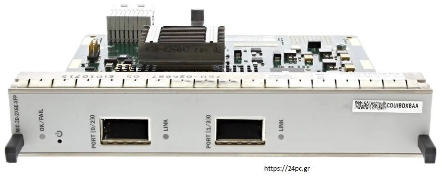 ROUTER JUNIPER 3D UNIVERSAL EDGE MX104 4x10GbE SFP+/2x650W ανακατασκευασμένο