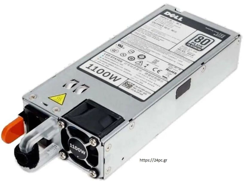 Τροφοδοτικό POWER SUPPLY SRV Dell POWEREDGE 1100W R730/R740/R630/T430/R7910/R640-Refurbished