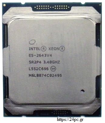 Επεξεργαστής CPU INTEL XEON 6C E5-2643V4 3.40GHz/20MB/9.6GT/135W 2011-3 Ανακατασκευασμένος
