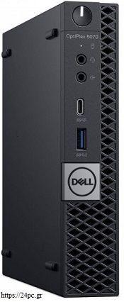 Υπολογιστής Dell OptiPlex 5070 Micro - i5 9500T - 8GB - 256GB SSD - W11P - Intel® UHD Graphics 630 - Μεταχειρισμένος