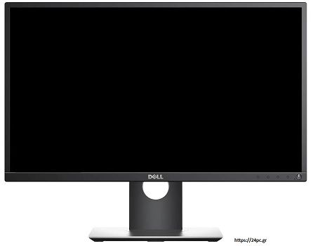 Οθόνη υπολογιστή Dell P2417H 24 ιντσών - LED IPS - Wide - Μαύρη - Μεταχειρισμένη