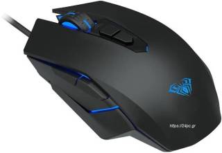 Ποντίκι υπολογιστή Aula S50 - RGB - Ενσύρματο - USB - Μαύρο - Καινούργιο