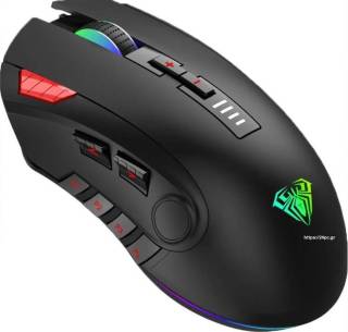 Ποντίκι υπολογιστή Gaming Aula H512 - Ενσύρματο - RGB - Μαύρο - Καινούργιο