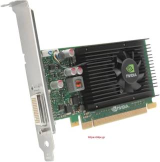 Κάρτα γραφικών Nvidia Quadro NVS 315 DDR3 1GB - VGA - DMS 59 - PCI EX - Refurbished