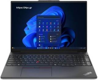Λάπτοπ pc Lenovo ThinkPad E16 16 ιντσών -  Ultra 7 155H - 16GB - 512GB M2 - W11P - Intel Arc Graphics - Καινούργιο