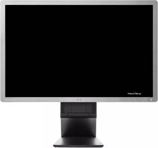Οθόνη υπολογιστή Hp E241i 24 ιντσών - Led - IPS - Μαύρη με ασημί - Μεταχειρισμένη