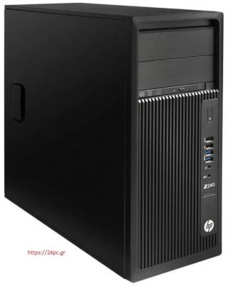 250328094541 Υπολογιστής Workstation PC WS HP Z240 MT E3-1245V5/1X8GB/256GB-SSD/ODD