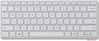 Πληκτρολόγιο Microsoft Bluetooth white GR - Καινούργιο