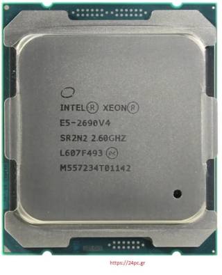 250407093003 Επεξεργαστής INTEL XEON 14C E5-2690V4 2.6GHz/35MB/9.6G/135W LGA2011-3 Refurbished