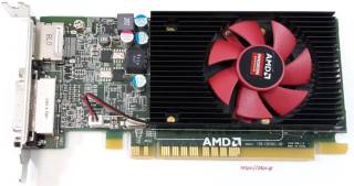 250408100434 Κάρτα γραφικών VGA 2GB GDDR3 AMD RADEON R5 340 DVI/DPORT PCI-E Refurbished