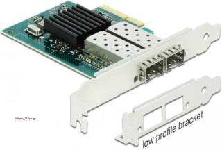 Network αντάπτορας NIC 10/100/1000 Delock 2xSFP Ports FP/LP PCI-EX - Καινούργιος