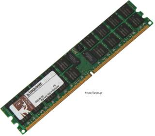 Μνήμη Ram 4GB KINGSTON PC3-12800E DDR3-1333 1Rx8 ECC UDIMM 1.5V- Refurbished