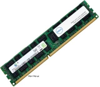 Μνήμη Ram 16GB DELL PC3L-10600R DDR3-1333 2Rx4 CL9 RDIMM 1.35V LV- Refurbished