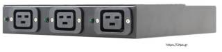 PDU 3-OUTLETS IBM 39Y8909, 3XC19, 220-240V, 1PH,48A, 1U ανακατασκευασμένο