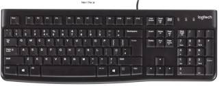 Πληκτρολόγιο Logitech K120 WIRED BLACK Καινούργιο