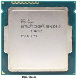 Επεξεργαστής CPU INTEL XEON 4C QC E3-1230 V3  3.3GHz/8MB/5GT/80W LGA1150 Ανακατασκευασμένος