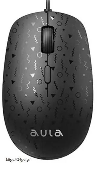 Ποντίκι Aula AM106 - Ενσύρματο - Μαύρο - Καινούργιο