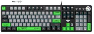 Πληκτρολόγιο Aula F2088 PRO MECHANICAL BLACK USB TYPEC US-GR - Καινούργιο