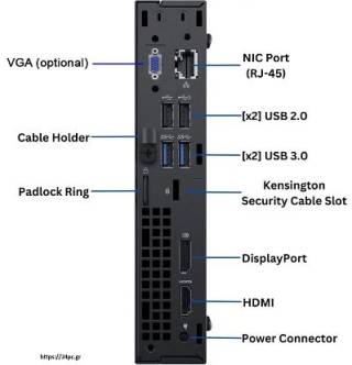 260224181057_1 Υπολογιστής Dell OptiPlex 3060 Micro - i5 8400T - 8GB - 256GB SSD - W11 - Intel® UHD Graphics 630 - Refurbished