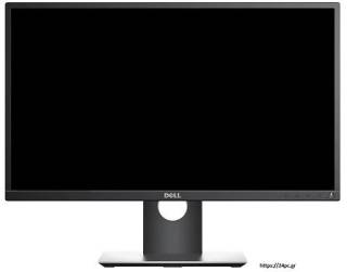 Οθόνη υπολογιστή Dell P2417H 24 ιντσών - LED IPS - Wide - Μαύρη - Μεταχειρισμένη